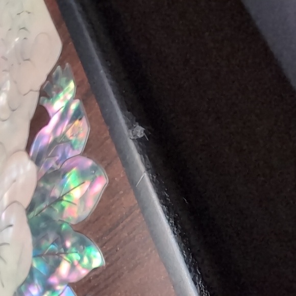 VGT,Wooden Lacquered Box With Mother of Pearl Inlay. - Picture 6 of 10